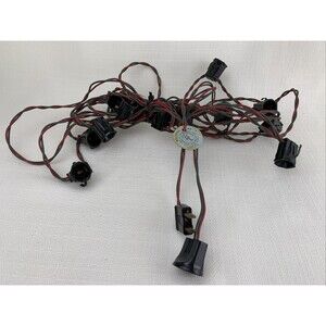 Vintage C7 Christmas 15 Light Strand Red / Green Wire - String‎ Only No Bulbs